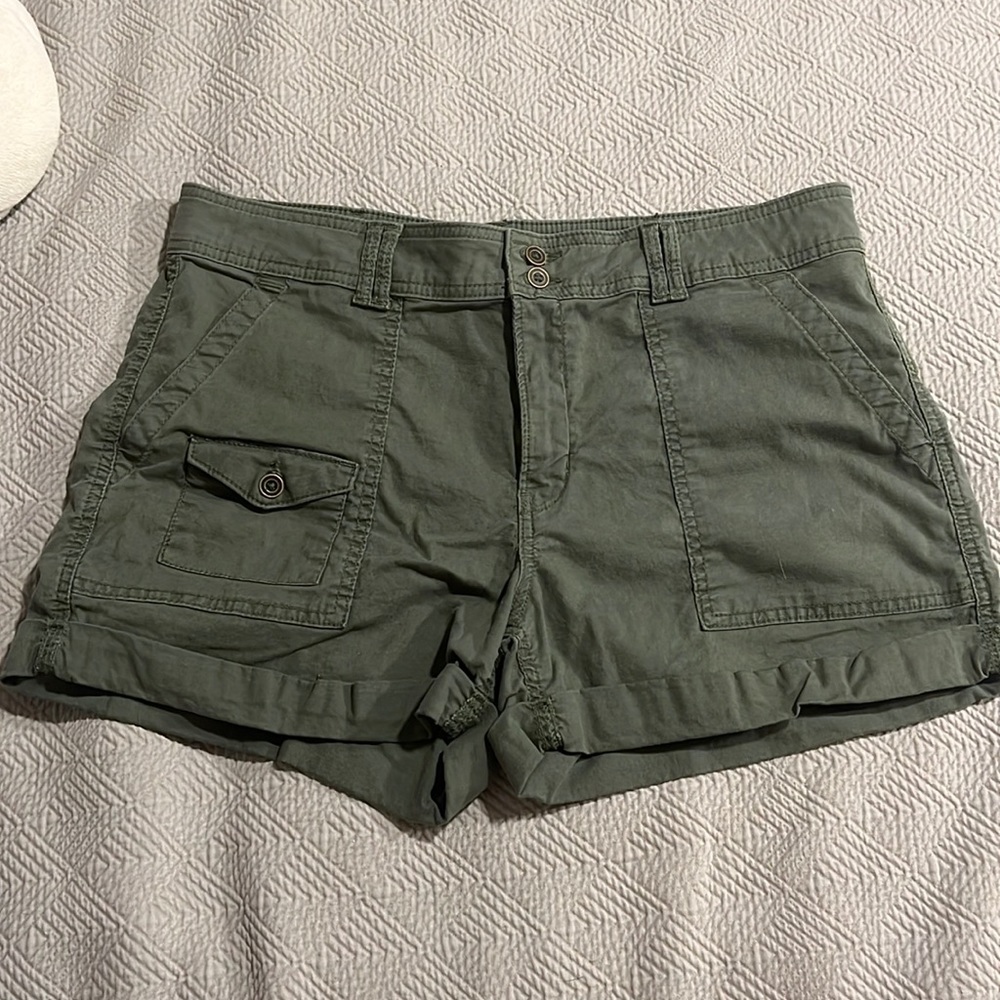 Time and tru green shorts